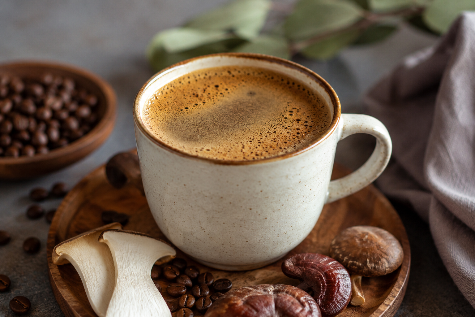 Cel mai bun moment pentru a consuma cafea cu ciuperci