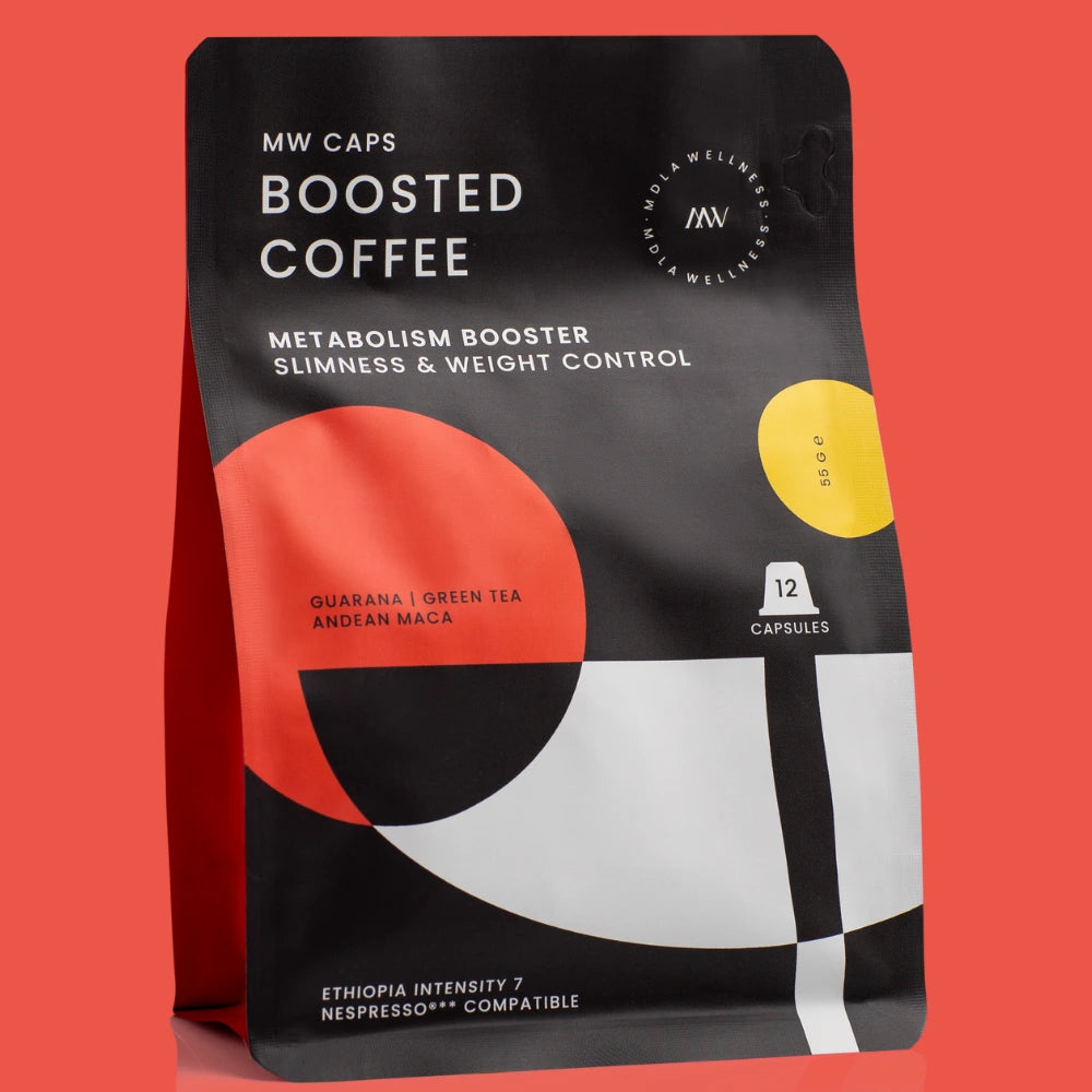 Metabolism Booster Brew Caps - Cafea cu guarana si maca 