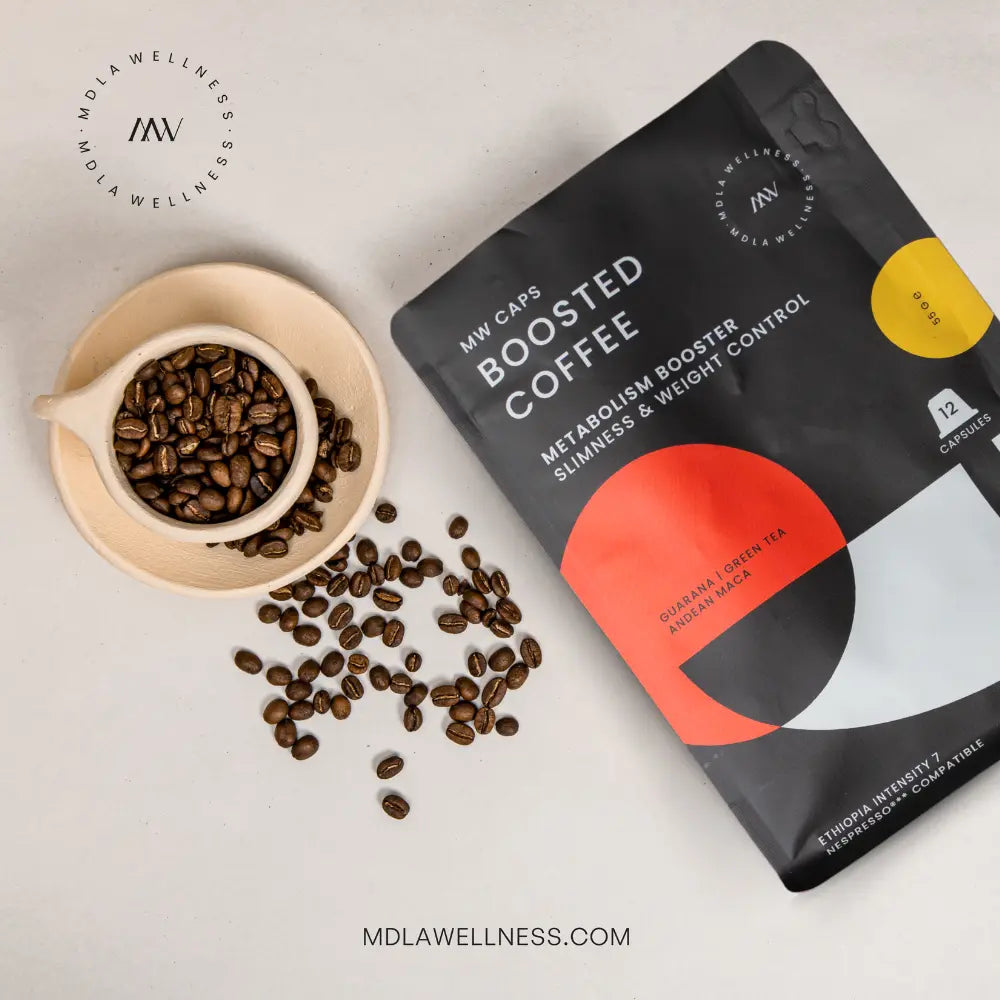 Metabolism Booster Brew Caps - Cafea cu guarana si maca 